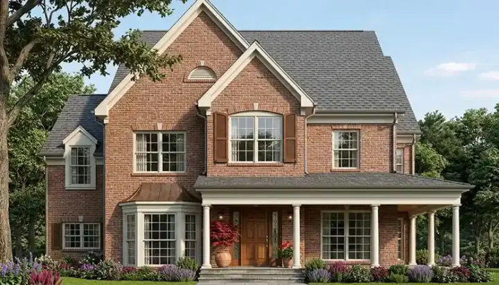 Country house plans 106-281 - front exterior, 2,810 sq ft, 3 bed, 2 bath house plans | Monster House Plans