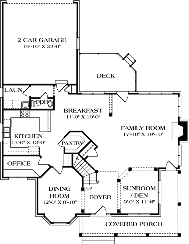 Main Floor Plan: 106-281