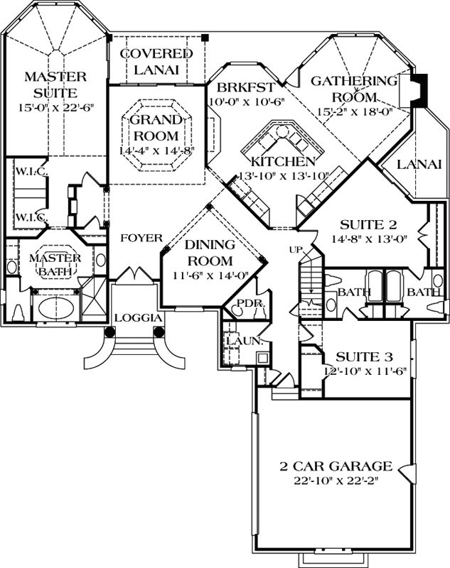Main Floor Plan: 106-282