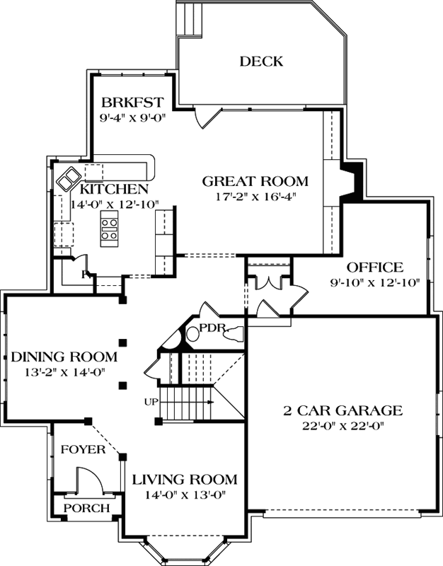 Main Floor Plan: 106-283