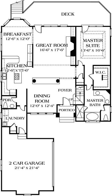Main Floor Plan: 106-284