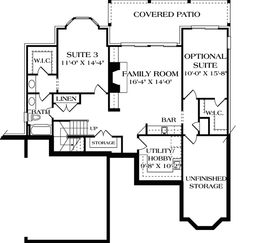 Lower Floor Plan: 106-285