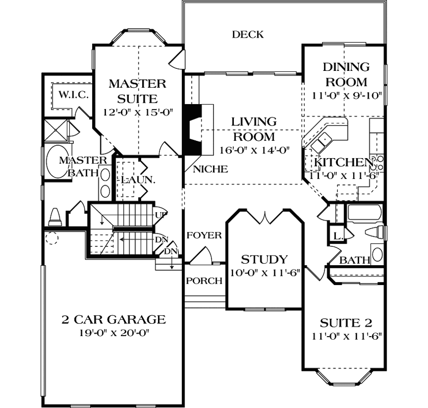 Main Floor Plan: 106-285