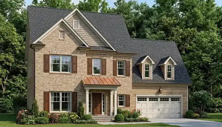 Southern Colonial house plans 106-287 - front exterior, 2,799 sq ft, 5 bed, 3 bath house plans | Monster House Plans