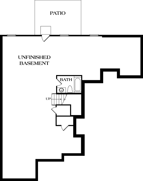 Lower Floor Plan: 106-288