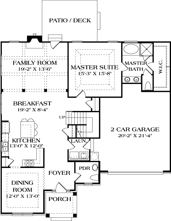 Main Floor Plan: 106-289
