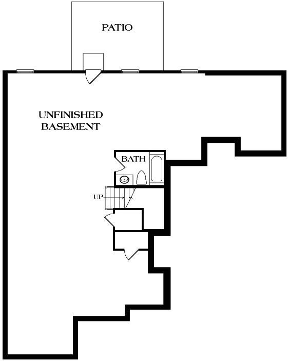 Lower Floor Plan: 106-290