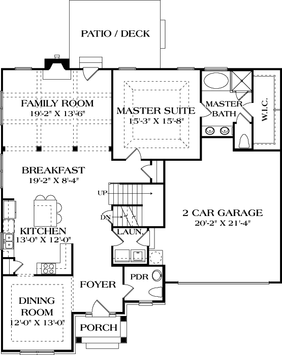 Main Floor Plan: 106-292