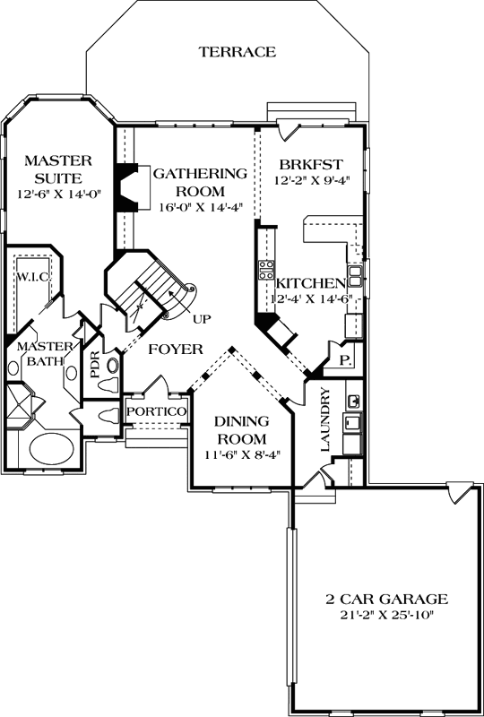 Main Floor Plan: 106-293