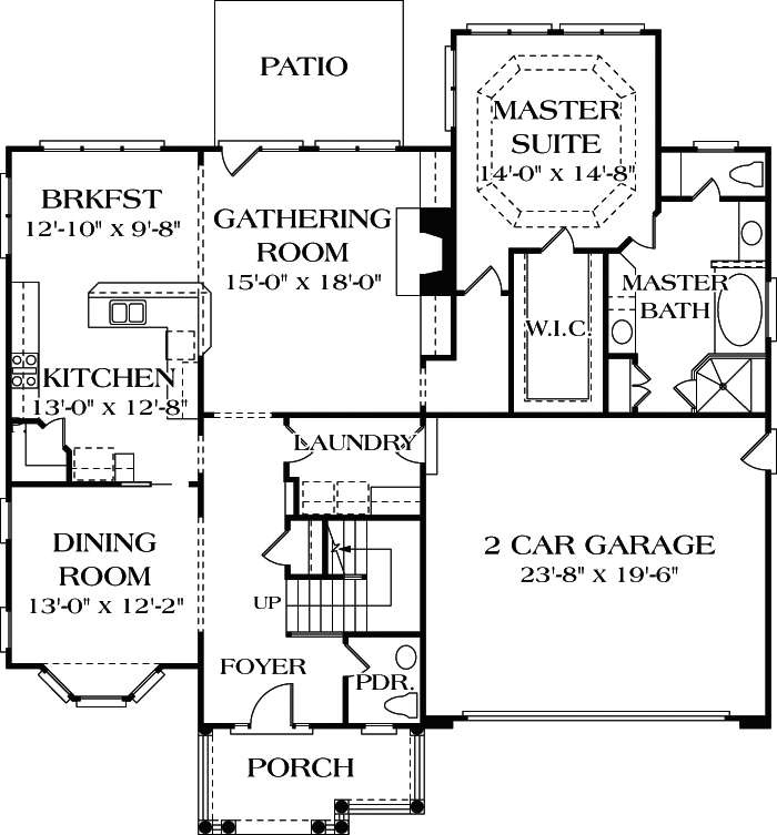 Main Floor Plan: 106-295