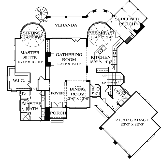 Main Floor Plan: 106-298