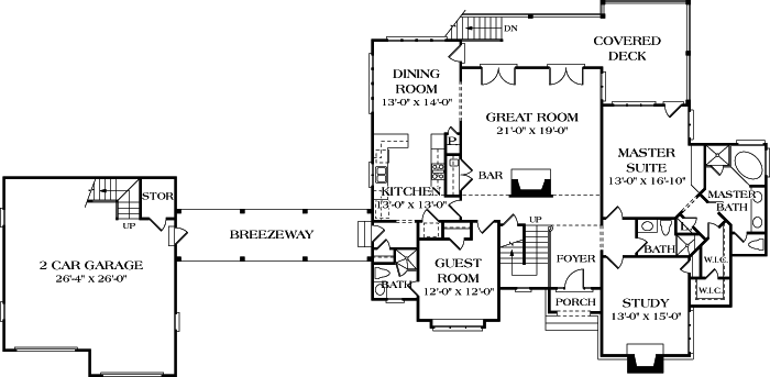 Main Floor Plan: 106-300