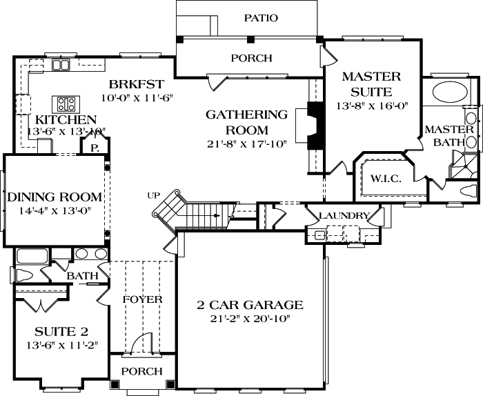 Main Floor Plan: 106-306