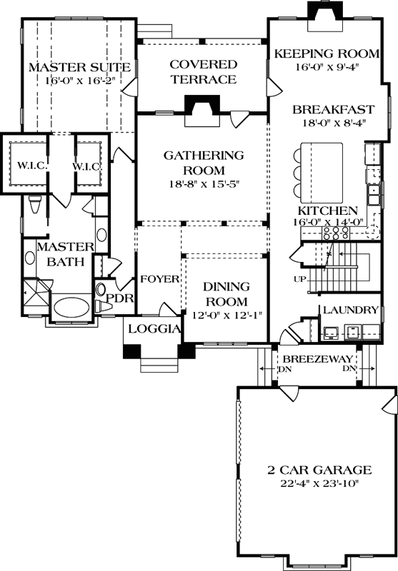 Main Floor Plan: 106-310