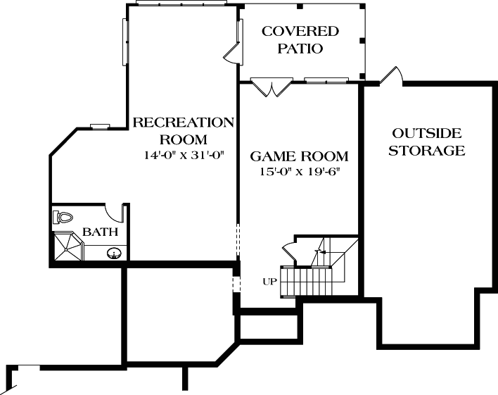 Lower Floor Plan: 106-311