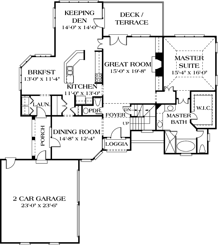Main Floor Plan: 106-311