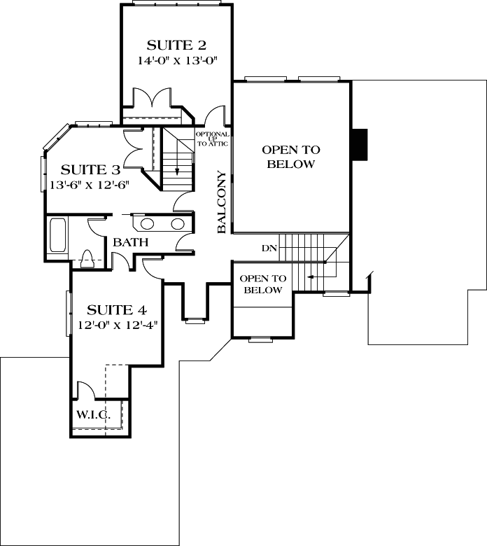 Upper/Second Floor Plan: 106-311