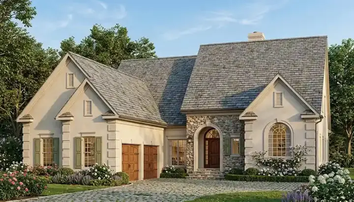Traditional house plans 106-312 - front exterior, 2,927 sq ft, 4 bed, 2 bath house plans | Monster House Plans