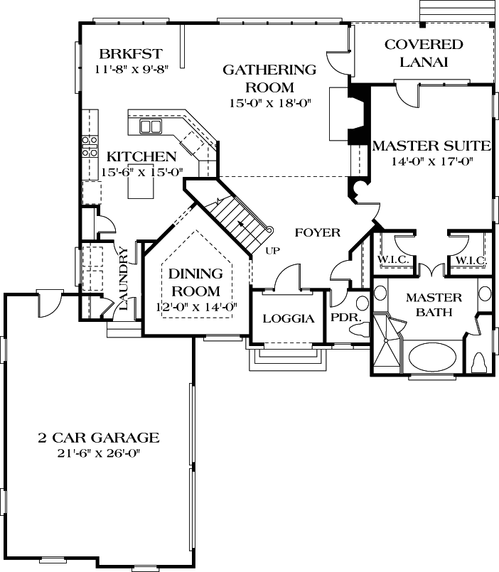 Main Floor Plan: 106-312