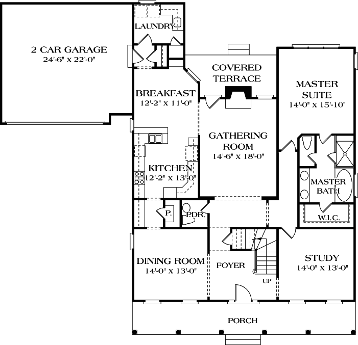 Main Floor Plan: 106-313