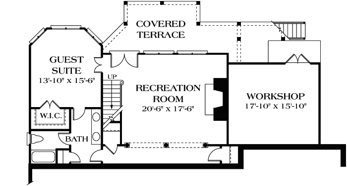 Lower Floor Plan: 106-314