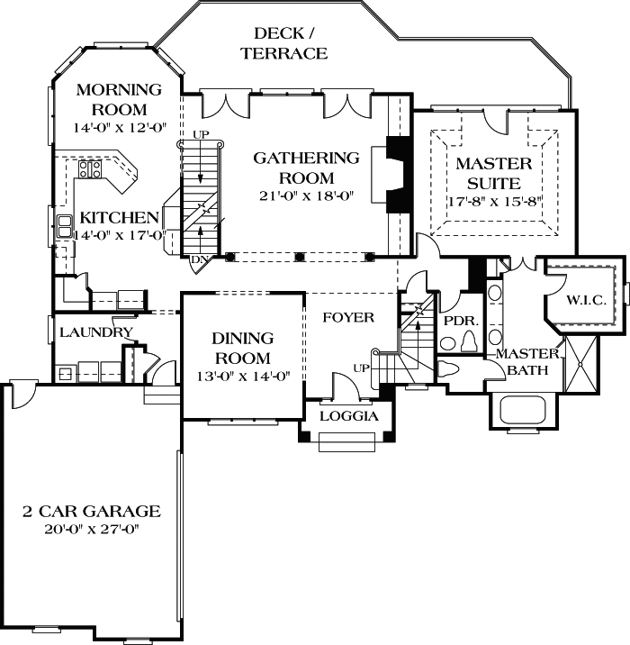 Main Floor Plan: 106-314