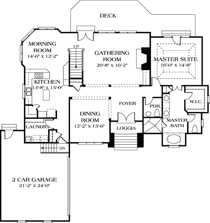 Main Floor Plan: 106-316
