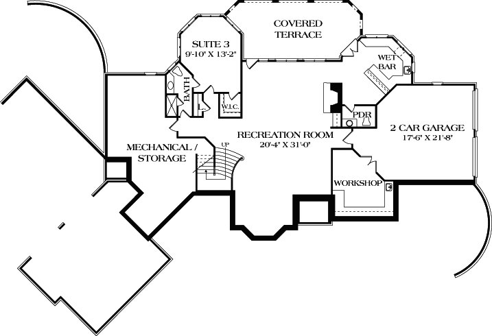 Lower Floor Plan: 106-317