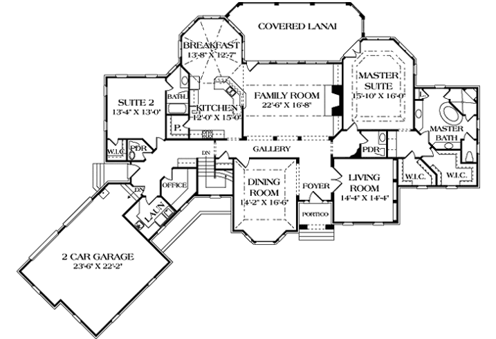 Main Floor Plan: 106-317