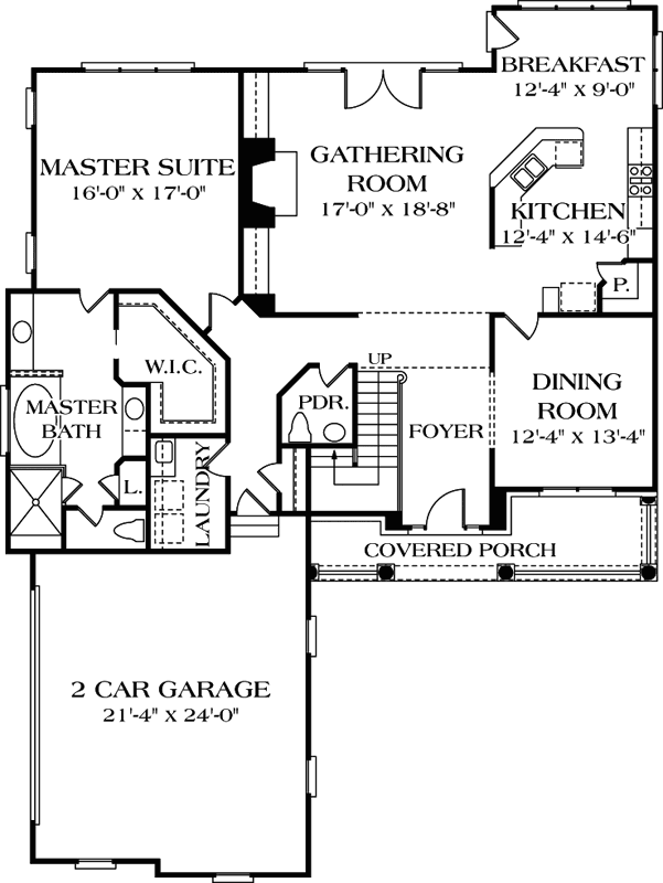 Main Floor Plan: 106-319