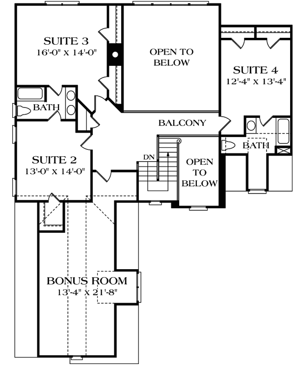 Upper/Second Floor Plan:106-319