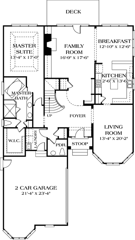 Main Floor Plan: 106-320