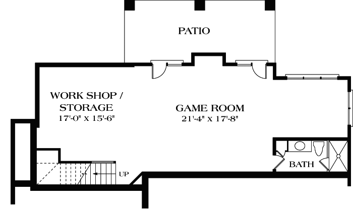 Lower Floor Plan: 106-321