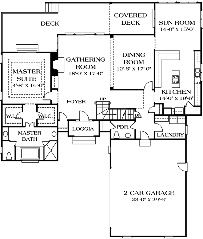Main Floor Plan: 106-323