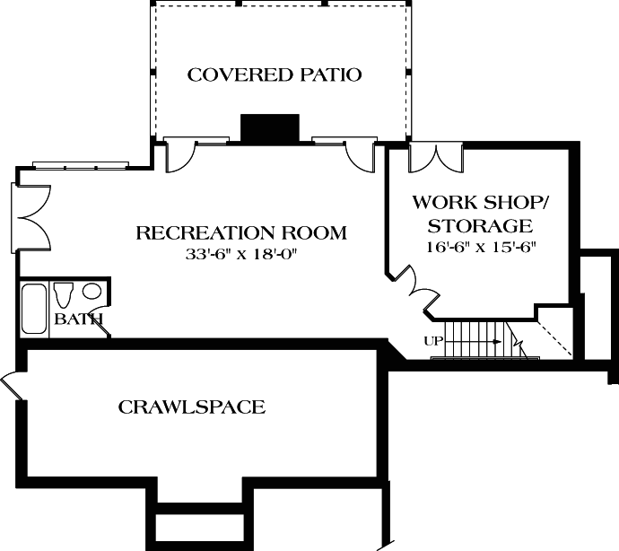 Lower Floor Plan: 106-325
