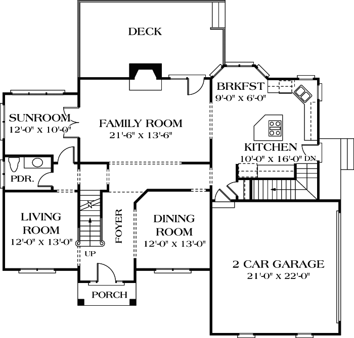 Main Floor Plan: 106-325