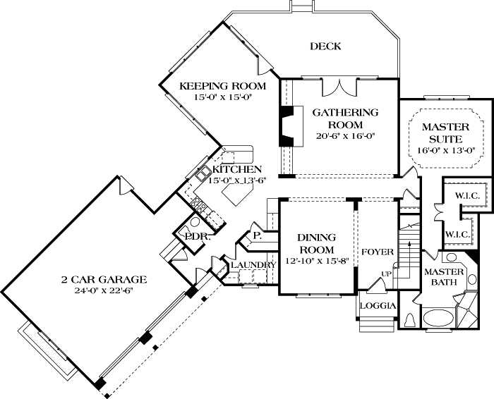 Main Floor Plan: 106-326