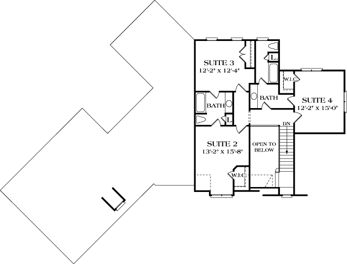 Upper/Second Floor Plan: 106-326
