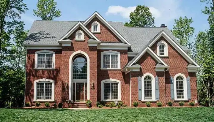 Traditional house plans 106-327 - front exterior, 2,990 sq ft, 4 bed, 2 bath house plans | Monster House Plans