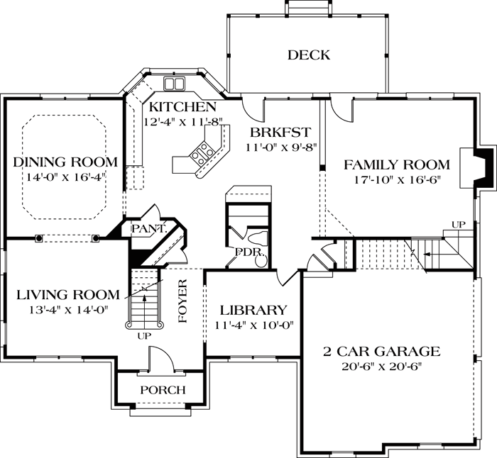 Main Floor Plan: 106-327