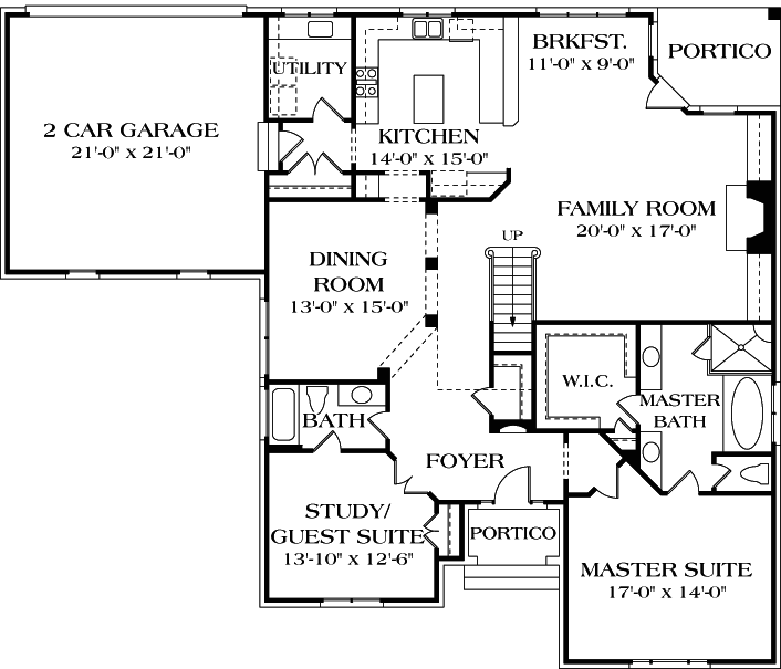 Main Floor Plan: 106-328