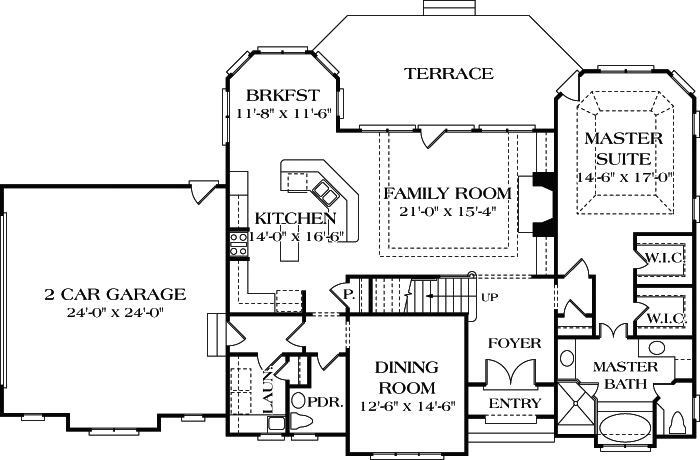Main Floor Plan: 106-329
