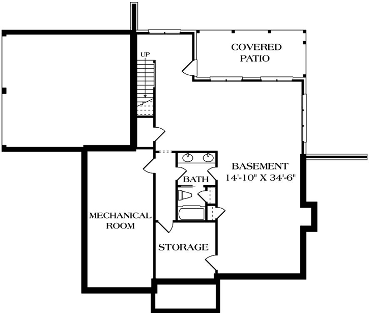 Lower Floor Plan: 106-332