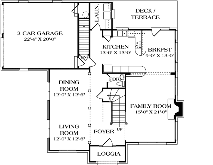 Main Floor Plan: 106-332
