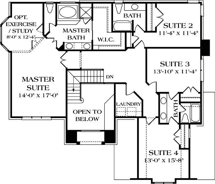 Upper/Second Floor Plan:106-333