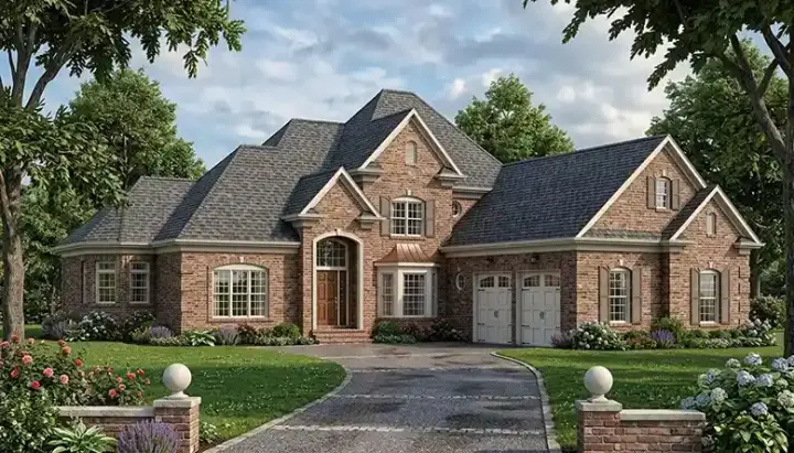 Southern house plans 106-334 - front exterior, 3,040 sq ft, 4 bed, 3 bath house plans | Monster House Plans