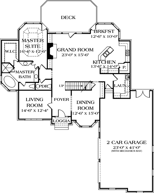 Main Floor Plan: 106-334