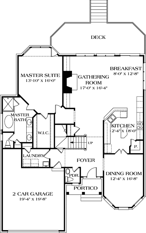 Main Floor Plan: 106-335