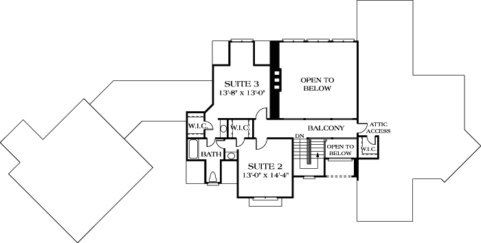 Upper/Second Floor Plan:106-336