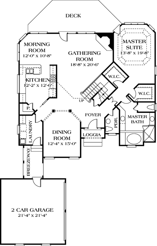 Main Floor Plan: 106-338
